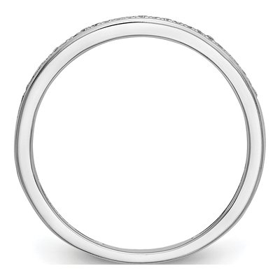 14k White Gold Diamond Set of 2 Wedding Bands – view 2