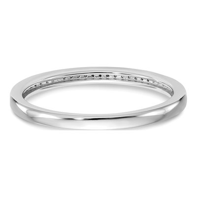 14k White Gold Diamond Set of 2 Wedding Bands – view 5