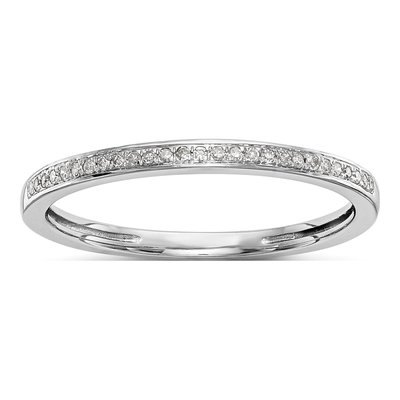 14k White Gold Diamond Set of 2 Wedding Bands