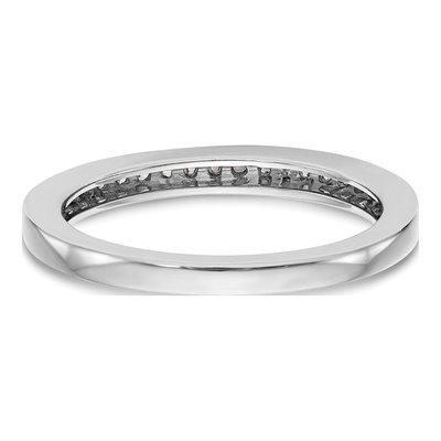 14K White Gold 1/5 ct tw Diamond Wedding Band – view 5