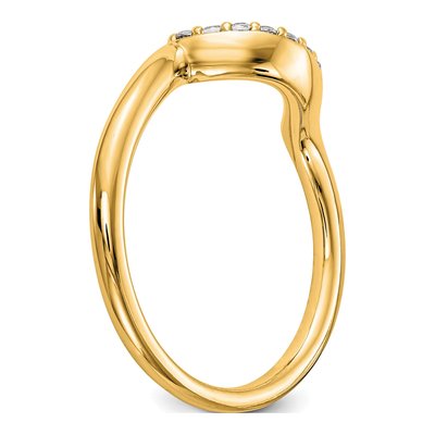 14K Yellow Gold 0.09 ct tw Diamond Wedding Band – view 6