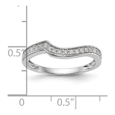 14K White Gold 1/5 ct tw Lab-Grown Diamond Wedding Engagement Ring – view 4