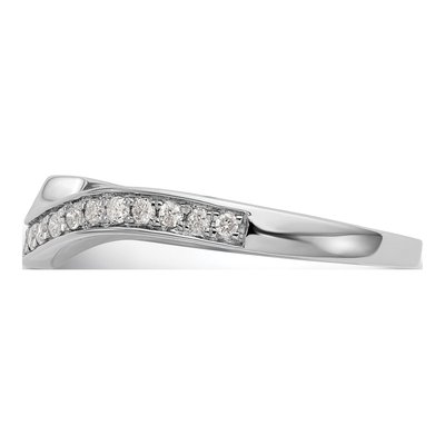 14K White Gold 1/5 ct tw Lab-Grown Diamond Wedding Engagement Ring – view 5