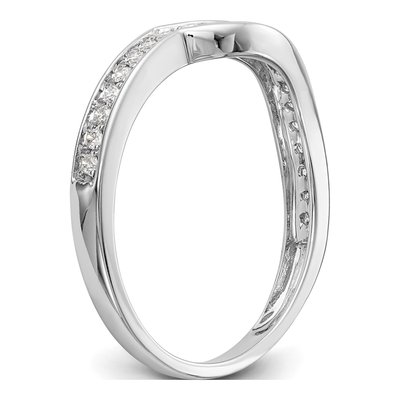 14K White Gold 1/5 ct tw Lab-Grown Diamond Wedding Engagement Ring – view 8