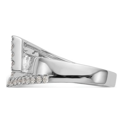 14K White Gold Lab-Grown Diamond Engagement Engagement Ring Semi-Mount – view 4