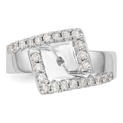 14K White Gold Lab-Grown Diamond Engagement Engagement Ring Semi-Mount – view 5