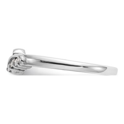 14K White Gold Diamond Engagement Engagement Ring Semi-Mount – view 3