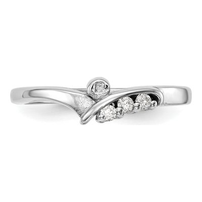 14K White Gold Diamond Engagement Engagement Ring Semi-Mount – view 4