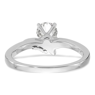 14K White Gold Diamond Engagement Engagement Ring Semi-Mount – view 5