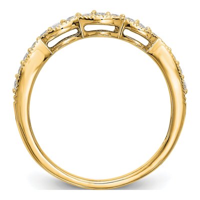14K Yellow Gold 0.24 ct tw Diamond Wedding Ring – view 2