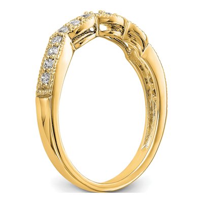 14K Yellow Gold 0.24 ct tw Diamond Wedding Ring – view 7