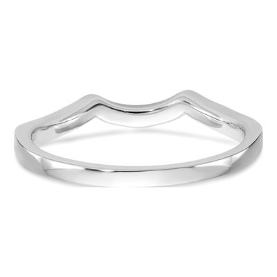 14K White Gold 1/8 ct tw Lab-Grown Diamond Wedding Band – view 6