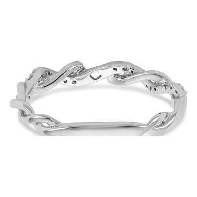 14K White Gold Diamond Engagement Engagement Ring Semi-Mount – view 6