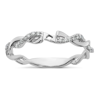 14K White Gold Diamond Engagement Engagement Ring Semi-Mount