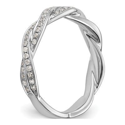 14K White Gold 0.38 ct tw Diamond Wedding Ring – view 7