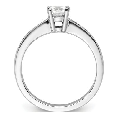 14K White Gold 0.68ctw Lab-Grown Diamond Ring – view 2