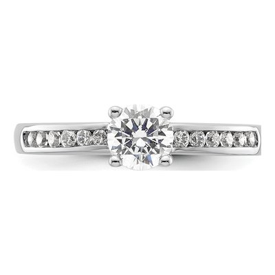 14K White Gold 0.68ctw Lab-Grown Diamond Ring – view 5