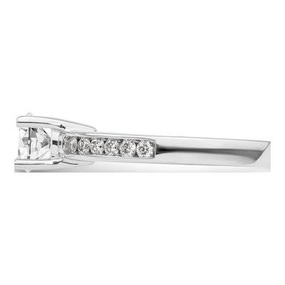 14K White Gold Diamond Engagement Ring Semi-Mount – view 4