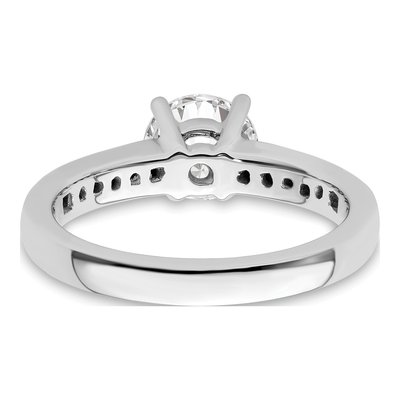 14K White Gold Diamond Engagement Ring Semi-Mount – view 5