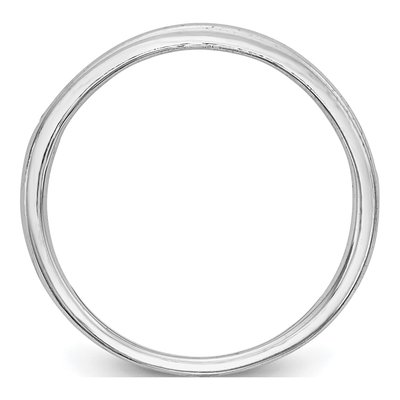 14K White Gold 1/8 ct tw Diamond Wedding Band – view 2