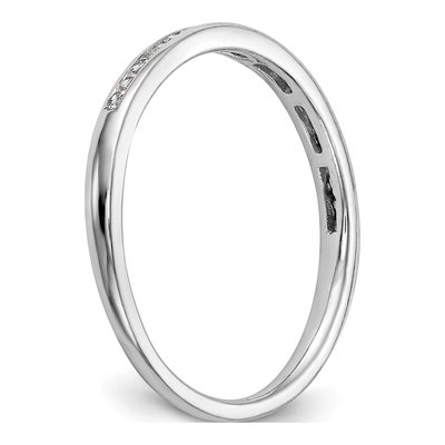 14K White Gold 1/8 ct tw Diamond Wedding Band – view 6