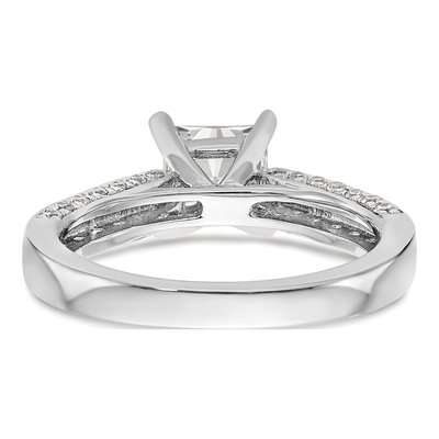14K White Gold Diamond Engagement Ring Semi-Mount – view 5