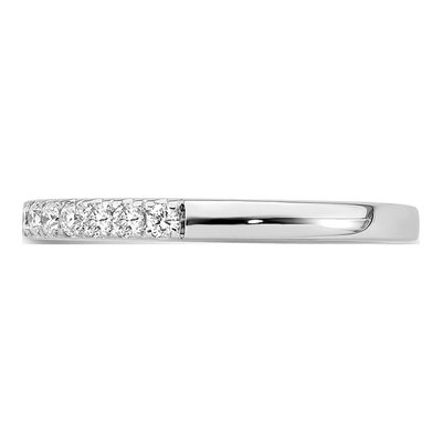 14K White Gold 1/3 ct tw Diamond Wedding Band – view 4