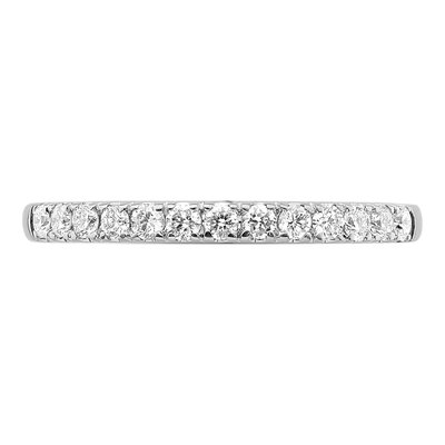 14K White Gold 1/3 ct tw Diamond Wedding Band – view 5