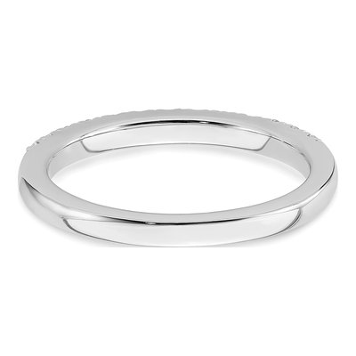 14K White Gold 1/3 ct tw Diamond Wedding Band – view 6