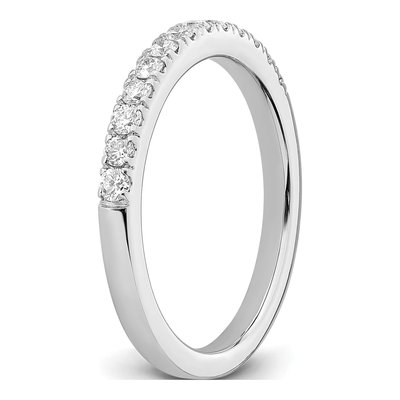 14K White Gold 1/3 ct tw Diamond Wedding Band – view 7