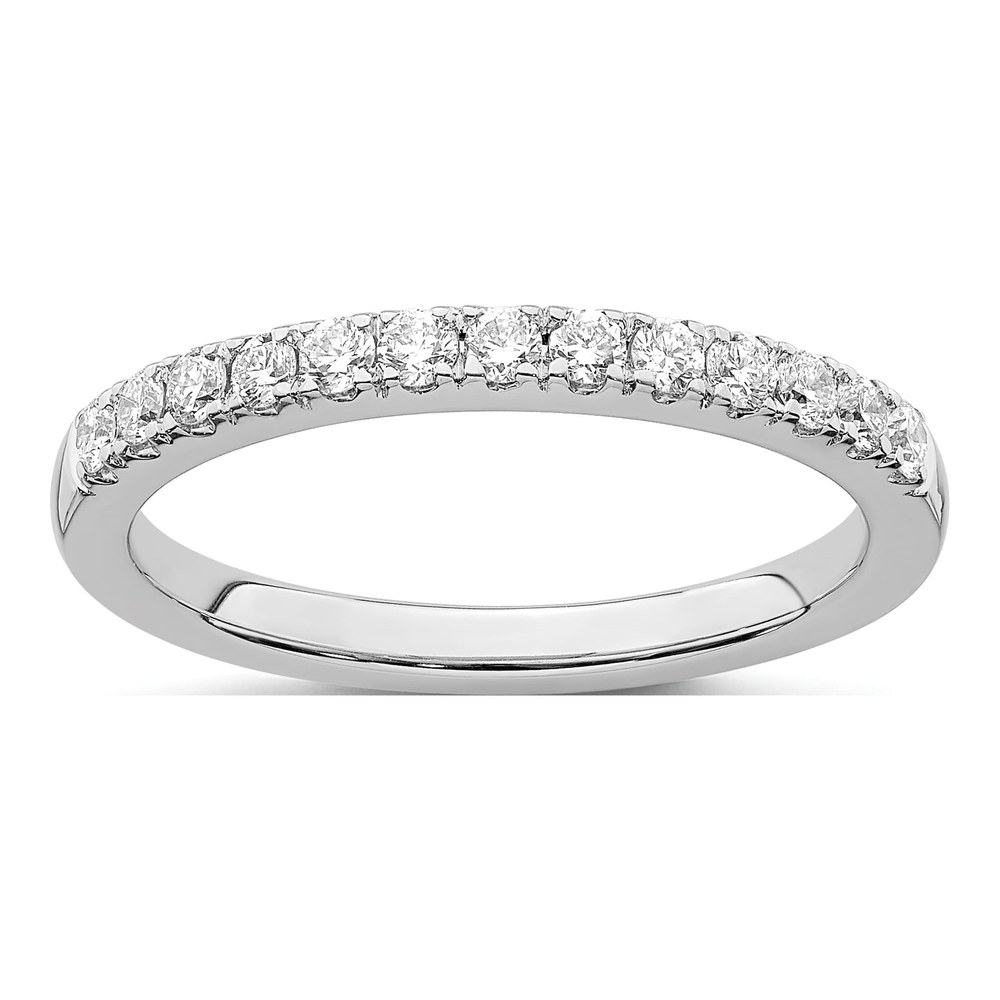 14K White Gold 1/3 ct tw Diamond Wedding Band
