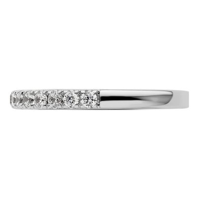 14K White Gold 1/2 ct tw Diamond Wedding Band – view 4