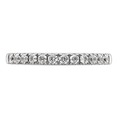 14K White Gold 1/2 ct tw Diamond Wedding Band – view 5