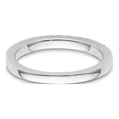 14K White Gold 1/2 ct tw Diamond Wedding Band – view 6