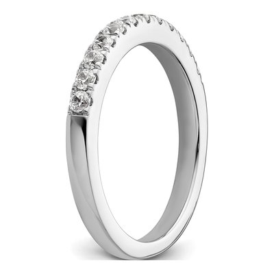 14K White Gold 1/2 ct tw Diamond Wedding Band – view 7