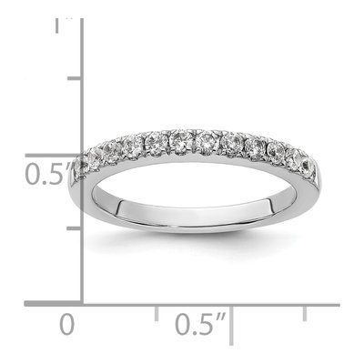 14K White Gold 1/2 ct tw Diamond Wedding Band – view 8