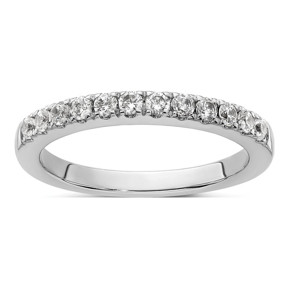 14K White Gold 1/2 ct tw Diamond Wedding Band