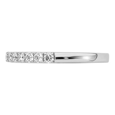 14K White Gold 1/2 ct tw Lab-Grown Diamond Wedding Band – view 4