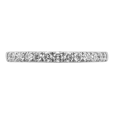 14K White Gold 1/2 ct tw Lab-Grown Diamond Wedding Band – view 5