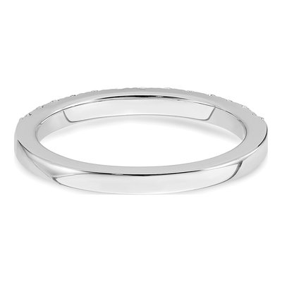 14K White Gold 1/2 ct tw Lab-Grown Diamond Wedding Band – view 6