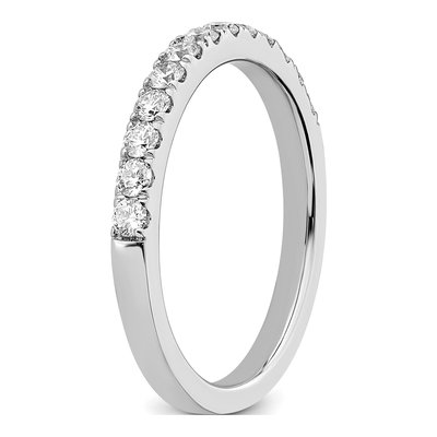 14K White Gold 1/2 ct tw Lab-Grown Diamond Wedding Band – view 7