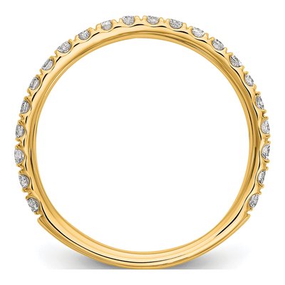 14K Yellow Gold 3/8 ct tw Lab-Grown Diamond Wedding Band – view 2