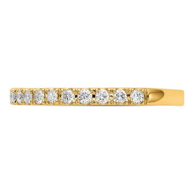 14K Yellow Gold 3/8 ct tw Lab-Grown Diamond Wedding Band – view 5