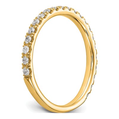 14K Yellow Gold 3/8 ct tw Lab-Grown Diamond Wedding Band – view 8