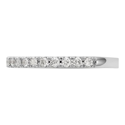 14K White Gold 3/8 ct tw Diamond Wedding Band – view 4