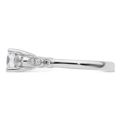 14K White Gold Diamond Engagement Ring Semi-Mount – view 4