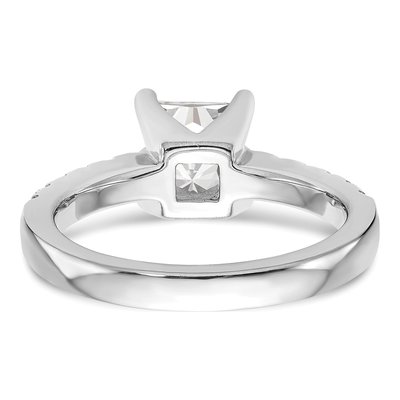 18K White Gold Diamond Engagement Ring Semi-Mount – view 6