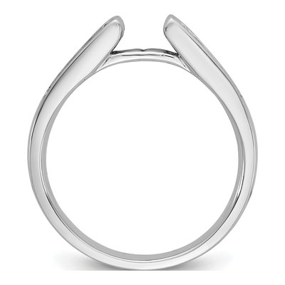 14K White Gold Diamond Engagement Engagement Ring Semi-Mount – view 3