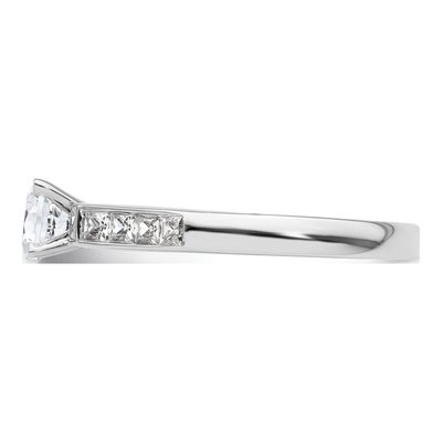 14K White Gold Diamond Engagement Engagement Ring Semi-Mount – view 4