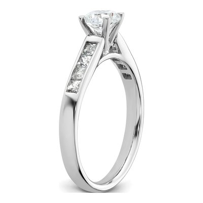 14K White Gold Diamond Engagement Engagement Ring Semi-Mount – view 7